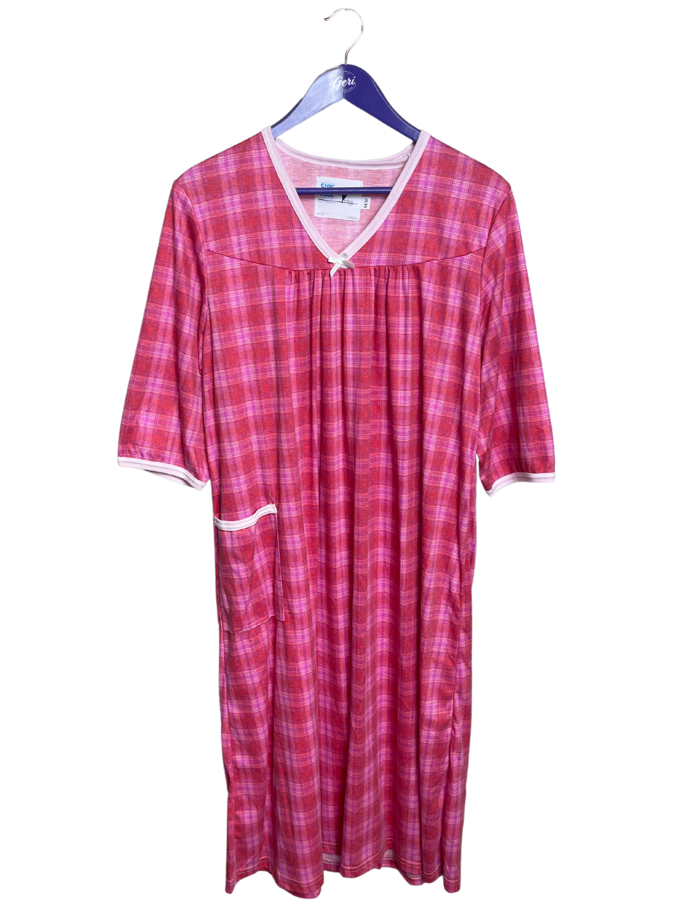 Adaptive V-Neck Nightgown - Set of 3