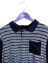Adaptive Long Sleeve Polo - Blue Stripe