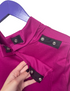 Adaptive Long Sleeve Dress with Pocket - Berry