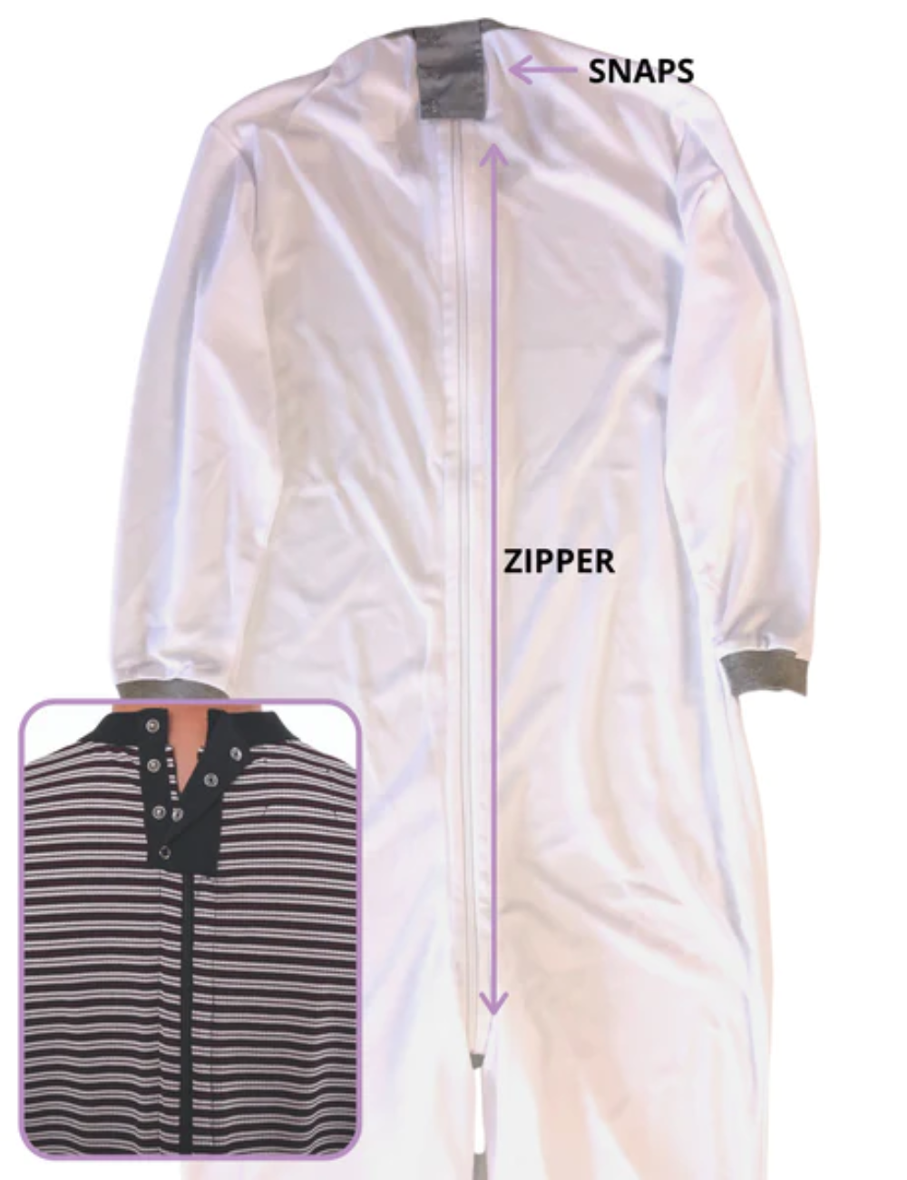 Tyler Adaptive Dignity Suit Set for Men