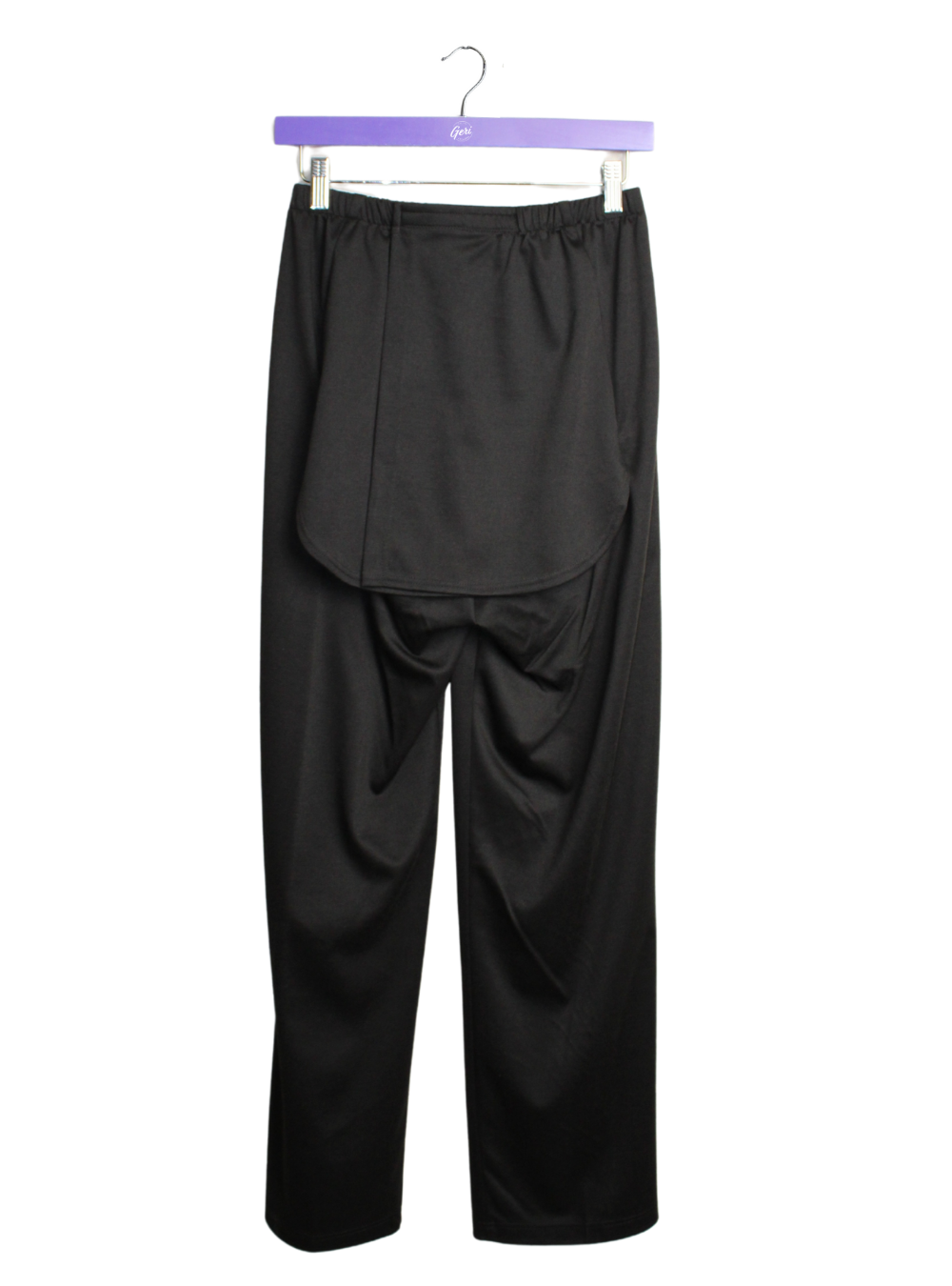 Adaptive Ladies' Cozy Knit Open Back Pants - Black